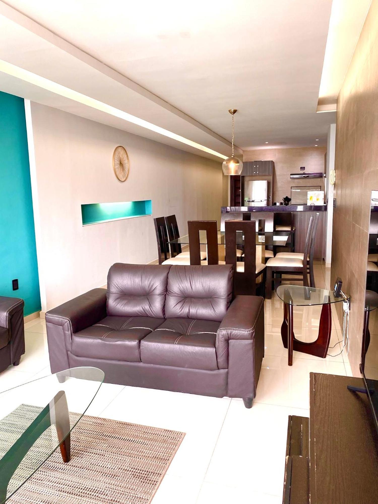 Vista A Playa Con Alberca En Blvd Principal Frente Al Mar 3hab Apartamento