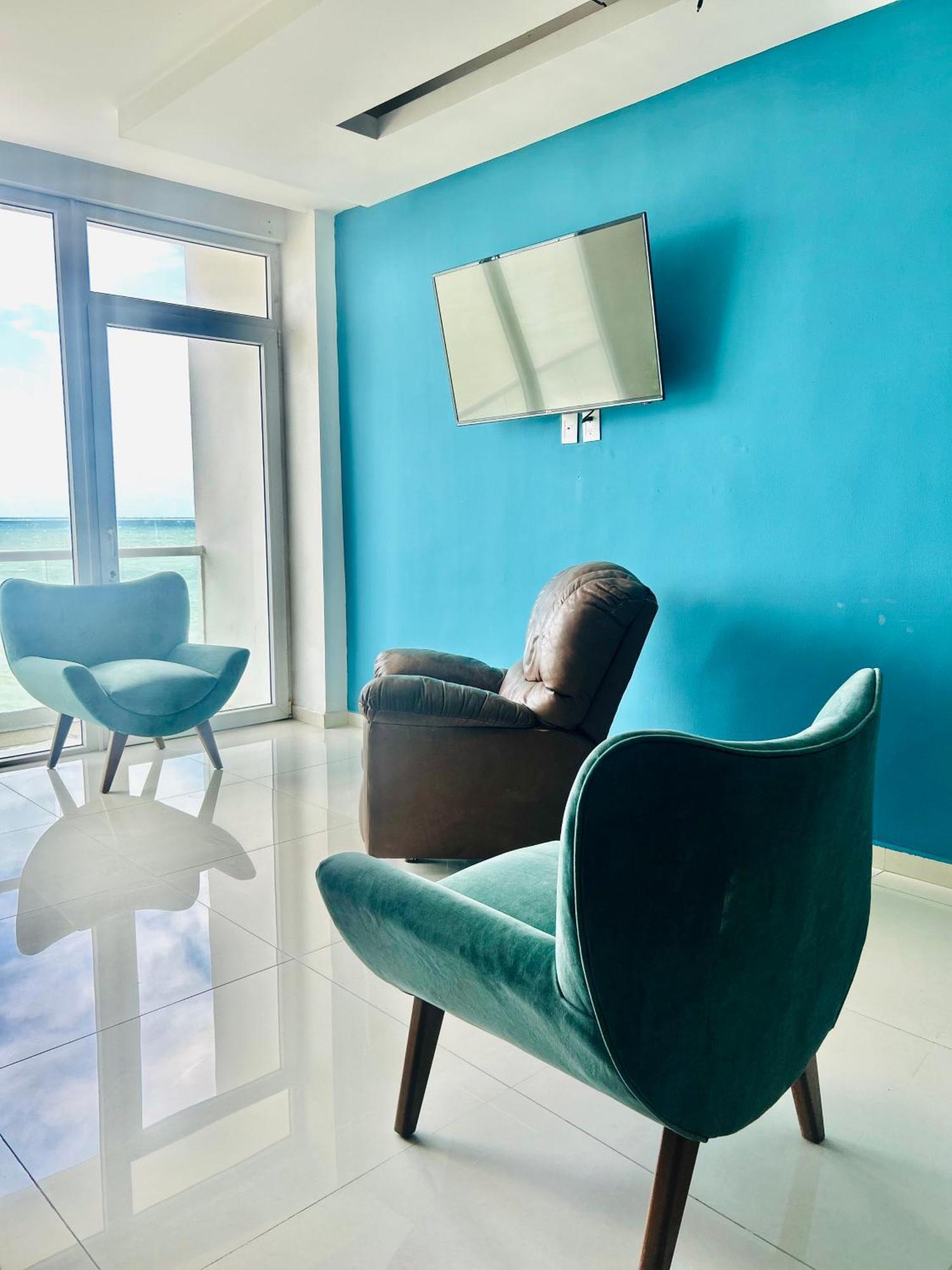 Vista A Playa Con Alberca En Blvd Principal Frente Al Mar 3hab Apartamento Boca del Río